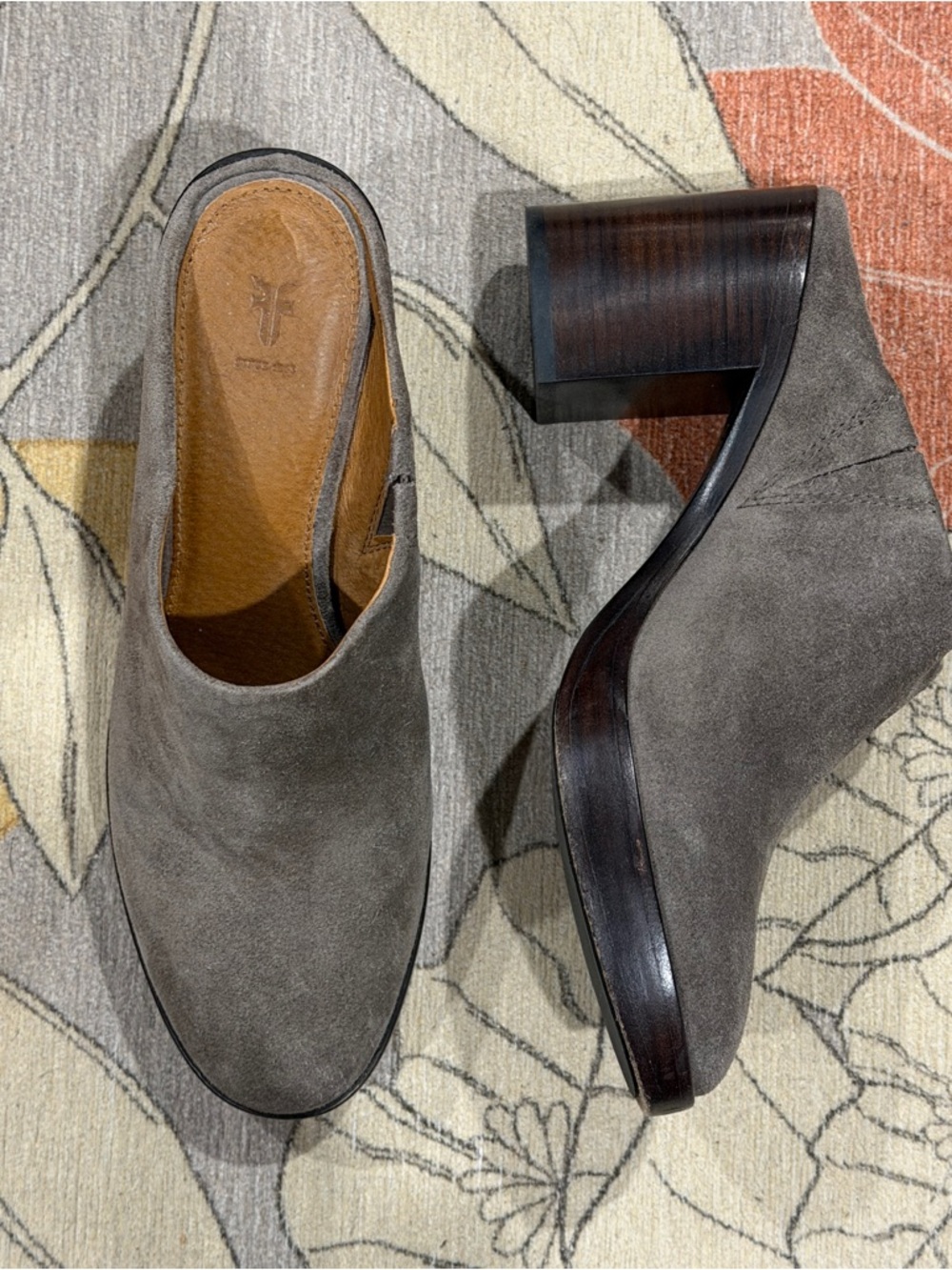 Frye Joan Campus Suede Mules